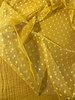 ocher yellow tulle with dot