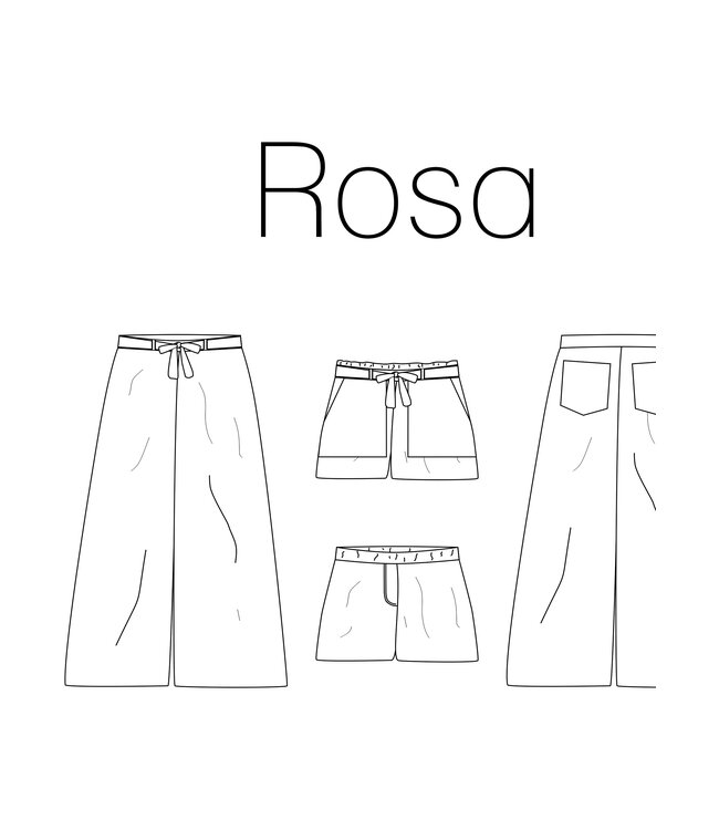 Iris May Patterns Rosa broek/short - Iris May
