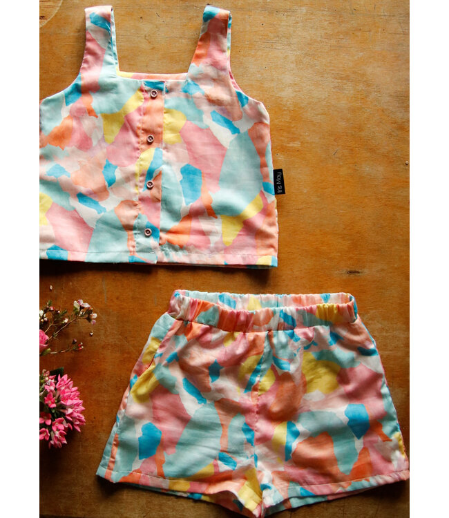 Iris May Patterns Rosa broek/short - Iris May