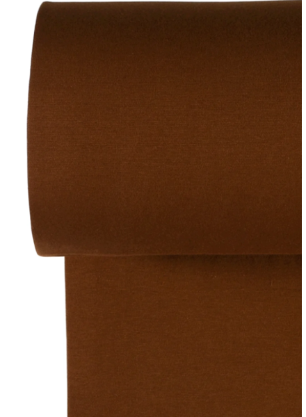 chocolade bruin  boordstof - GOTS certified