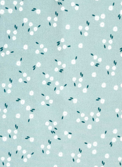 Katia fabrics little blue flowers - viyella katoen