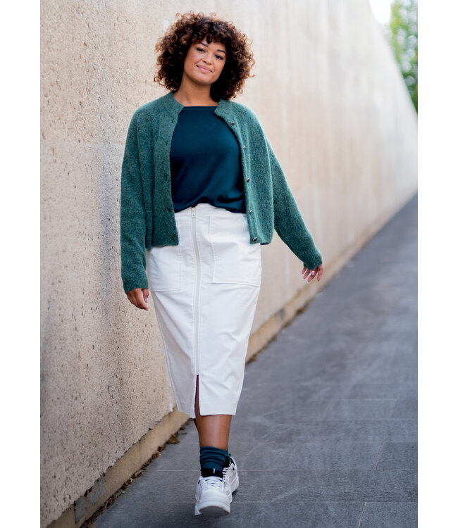 Fibremood wolkwit - velvet corduroy - Bay