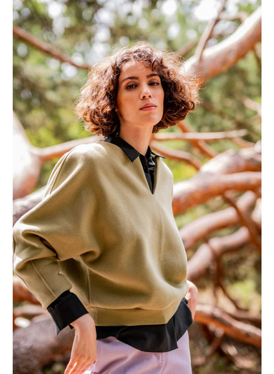 forest green - thick jogging with fleece inside