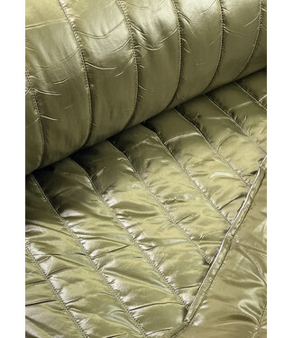 khaki vertical - matelassed fabric