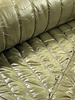 khaki vertical - matelassed fabric