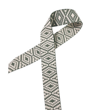 Aztec bag strap 38 mm - soft green