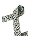Aztec tassenband 38 mm - groen