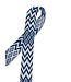 chevron tassenband 38 mm - marineblauw