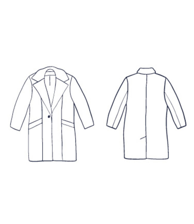 Atelier Jupe Alex coat - papieren patroon