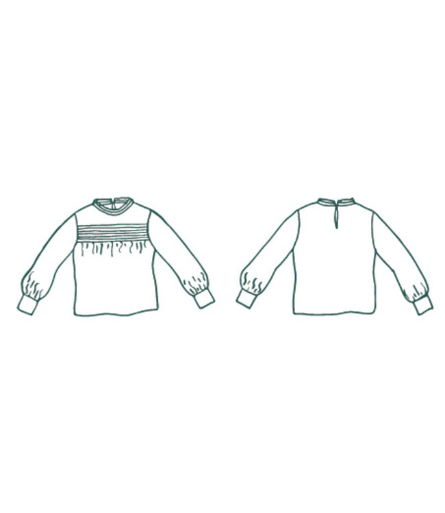 Atelier Jupe Emma blouse - papieren patroon