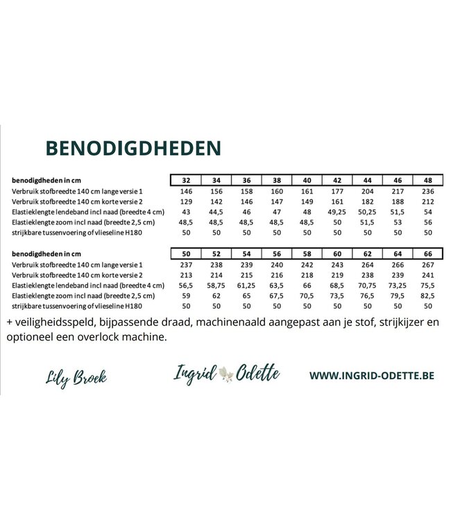 Lily broek - Ingrid & Odette
