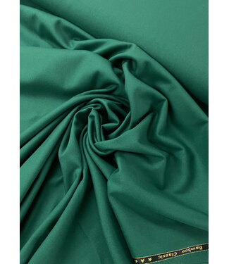 forest green supple fabric - no crease - bamboo -