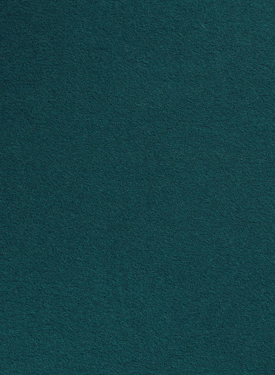 M. petrol green boiled wool