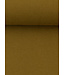 Swafing mosterd - extra stevige boordstof met ribbel - 1 meter breedte