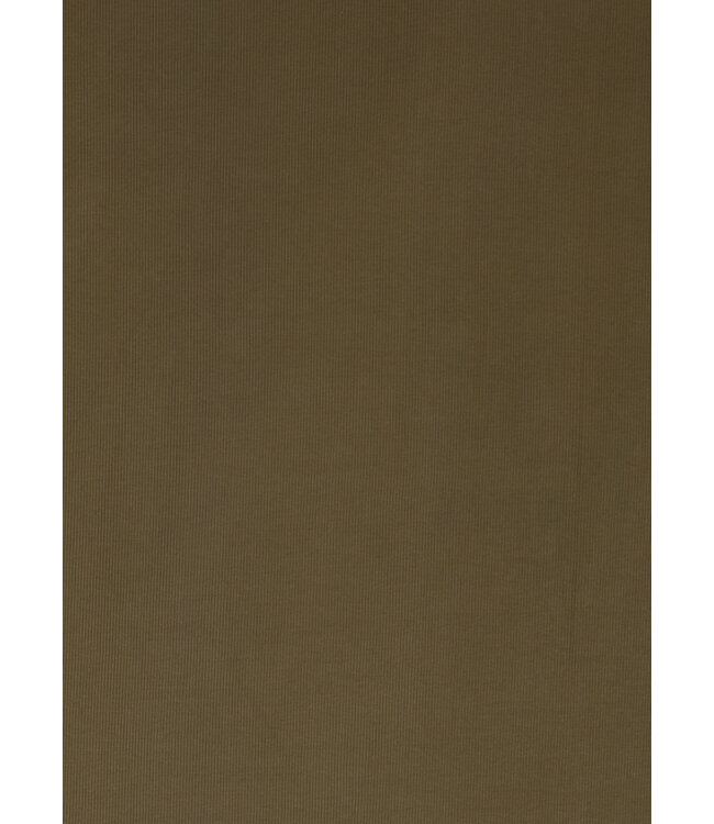 Swafing khaki - extra stevige boordstof met ribbel - 1 meter breedte