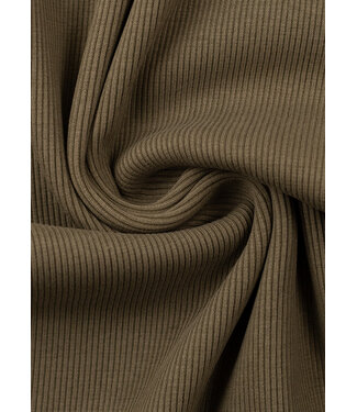 Swafing khaki - extra sturdy rib fabric - 1 meter width