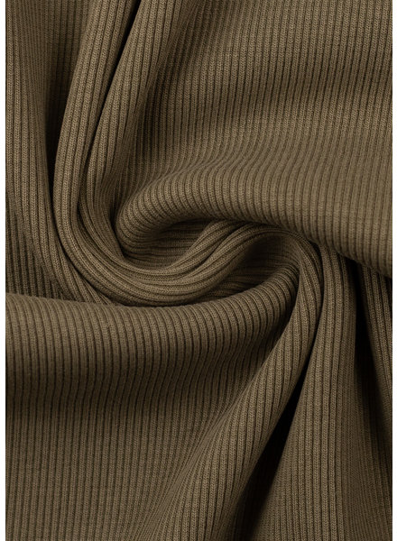 Swafing khaki - extra sturdy rib fabric - 1 meter width