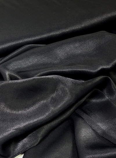 M. beautiful satin viscose - black