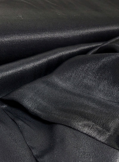 M. beautiful satin viscose - black