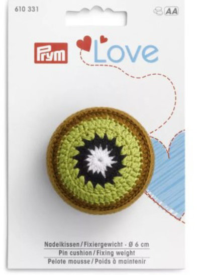 Prym speldenkussen / fixeergewichtje kiwi
