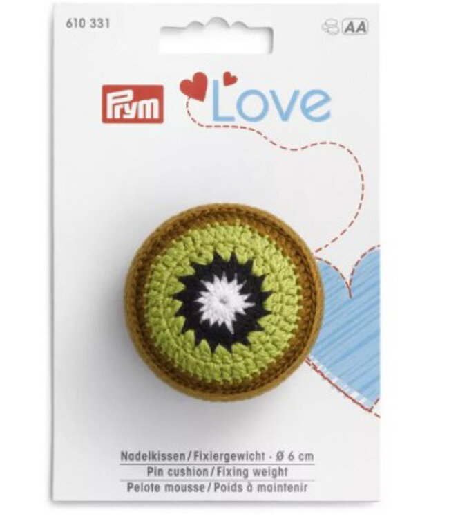 Prym speldenkussen / fixeergewichtje kiwi