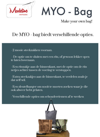 Madeline Patterns MYO - BAG DIY pakket stoffenpakket