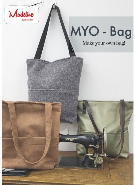 Madeline Patterns MYO - BAG DIY pakket stoffenpakket + pdf patroon  en e-book