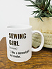 SEWING GIRL - mug