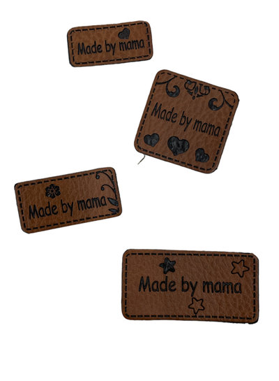 M. Made by mama - imitation leather - sewing labels