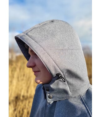 M. Een stoere softshell jas.