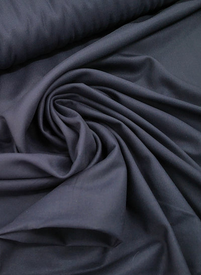 M. navy supple fabric - no crease - bamboo