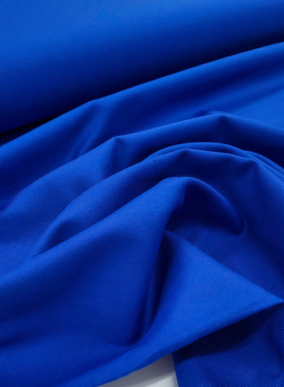 M. cobalt supple fabric - no creases - bamboo