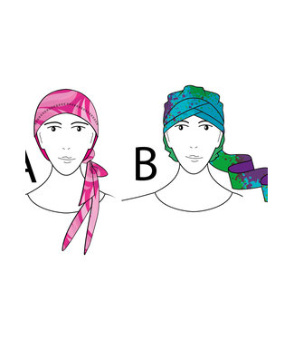 Marijke Sewing Patterns PDF Michelle (chemo) hats
