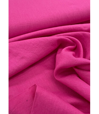 fuchsia - supple 100% linen
