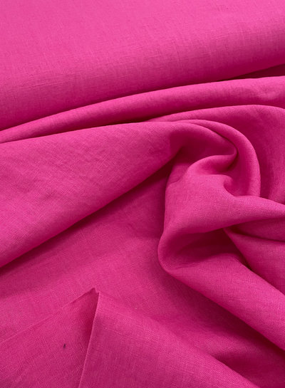 fuchsia - supple 100% linen