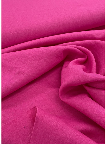 fuchsia - soepelvallend 100% linnen