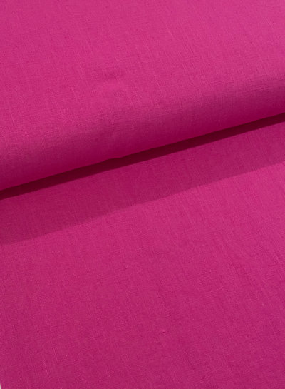 fuchsia - supple 100% linen