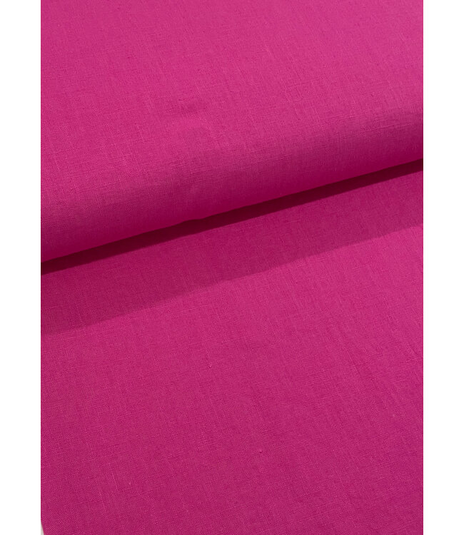 fuchsia - soepelvallend 100% linnen