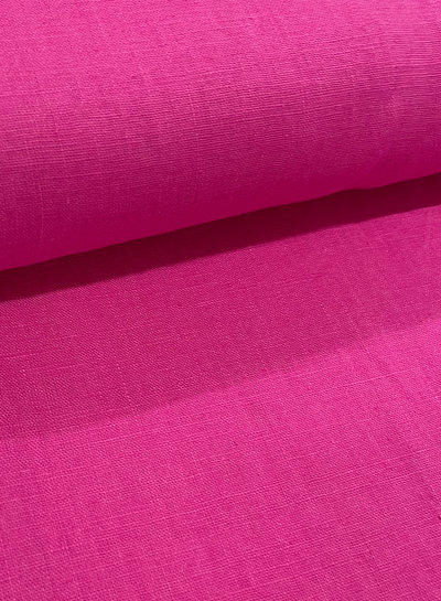 fuchsia - soepelvallend 100% linnen