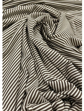 Madeline taupe streepjes - bamboe tricot
