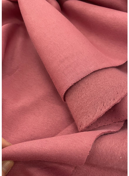 dark old pink - thick jogging, softly roughened on the inside n