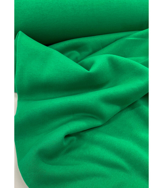 grasgroen - dikke jogging, zacht opgeruwd aan de binnenkant n
