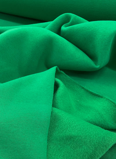 grass green - thick jogging, softly roughened on the inside n