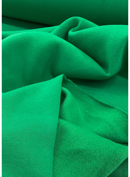 grass green - thick jogging, softly roughened on the inside n