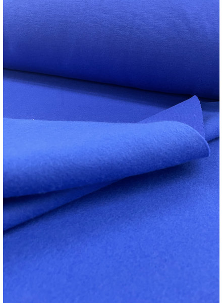 kobaltblauw - dikke jogging, zacht opgeruwd aan de binnenkant n
