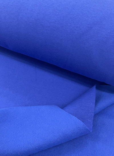 cobalt blue - thick jogging, softly roughened on the inside n