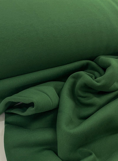 bottle green - thick jogging, softly roughened on the inside n