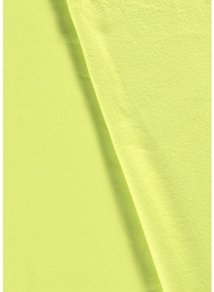 M lime green - thick jogging, softly roughened on the inside
