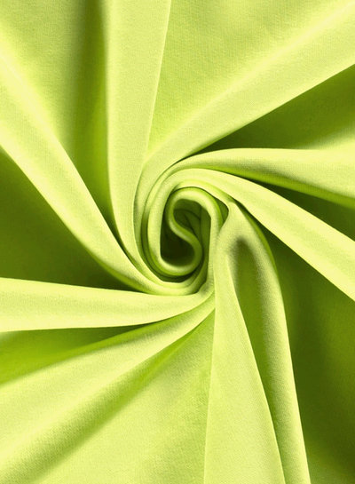 lime green - thick jogging, softly roughened on the inside n