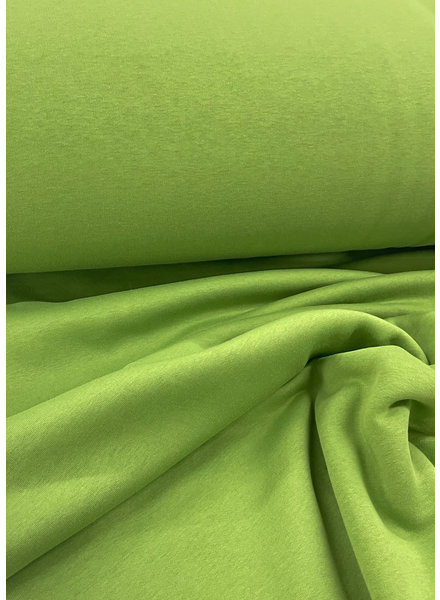 M. apple green - thick jogging, softly roughened on the inside